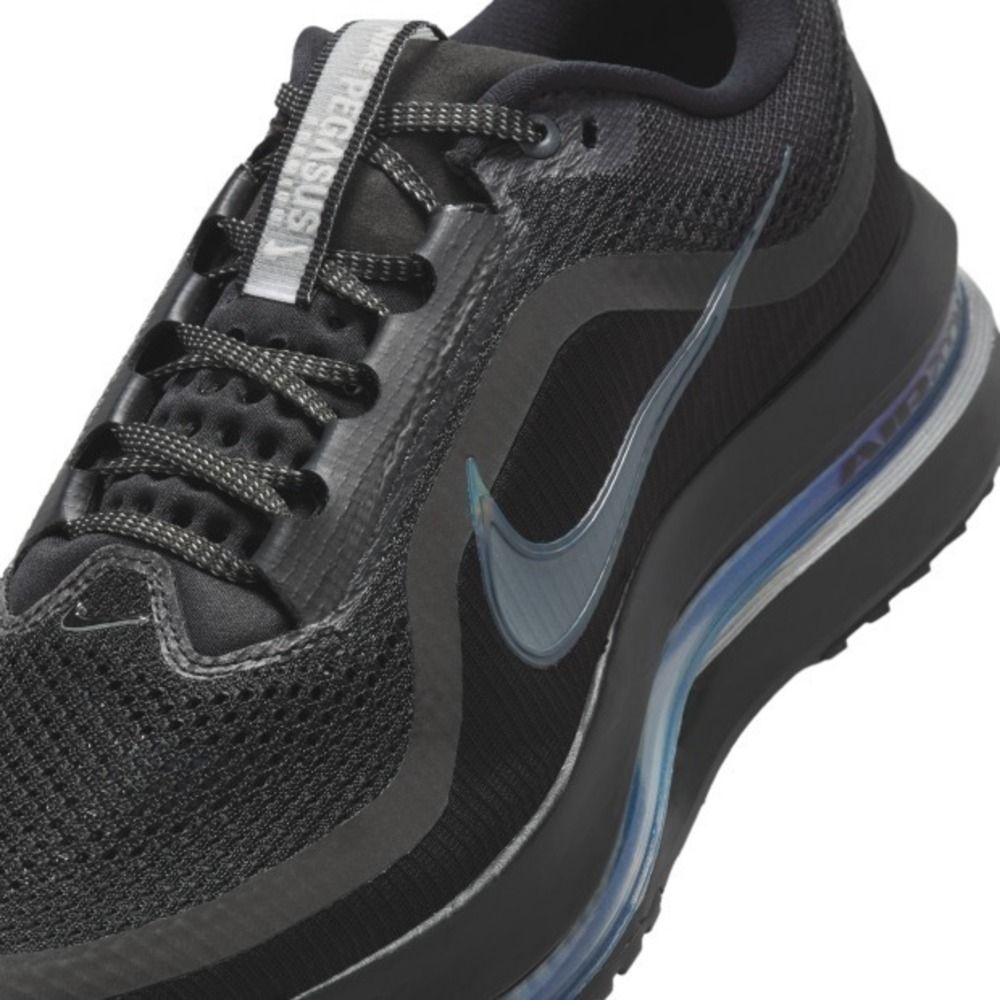 Nike Pegasus Premium Men's Running Shoes - Black/Metallic Silver