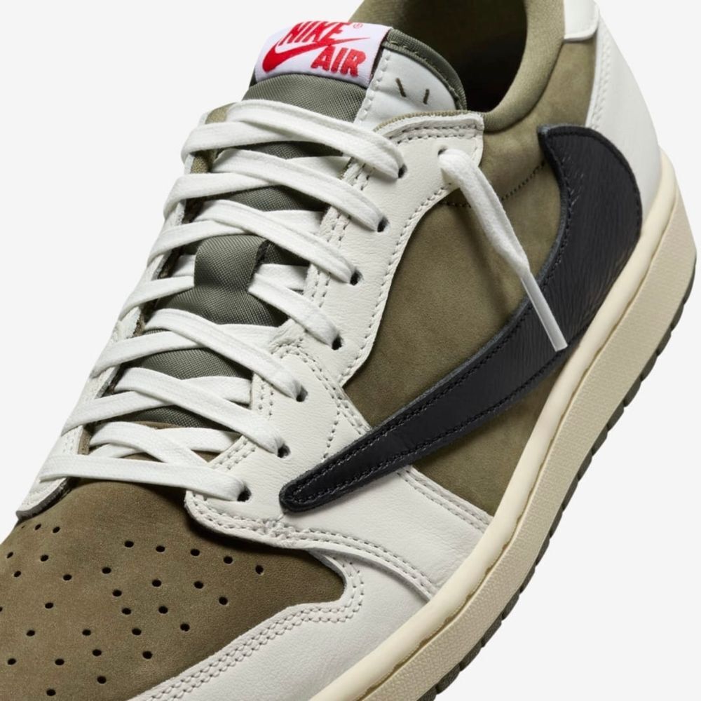 Travis Scott x Air Jordan 1 Retro Low OG SP 'Olive' DM7866-200 Men Women