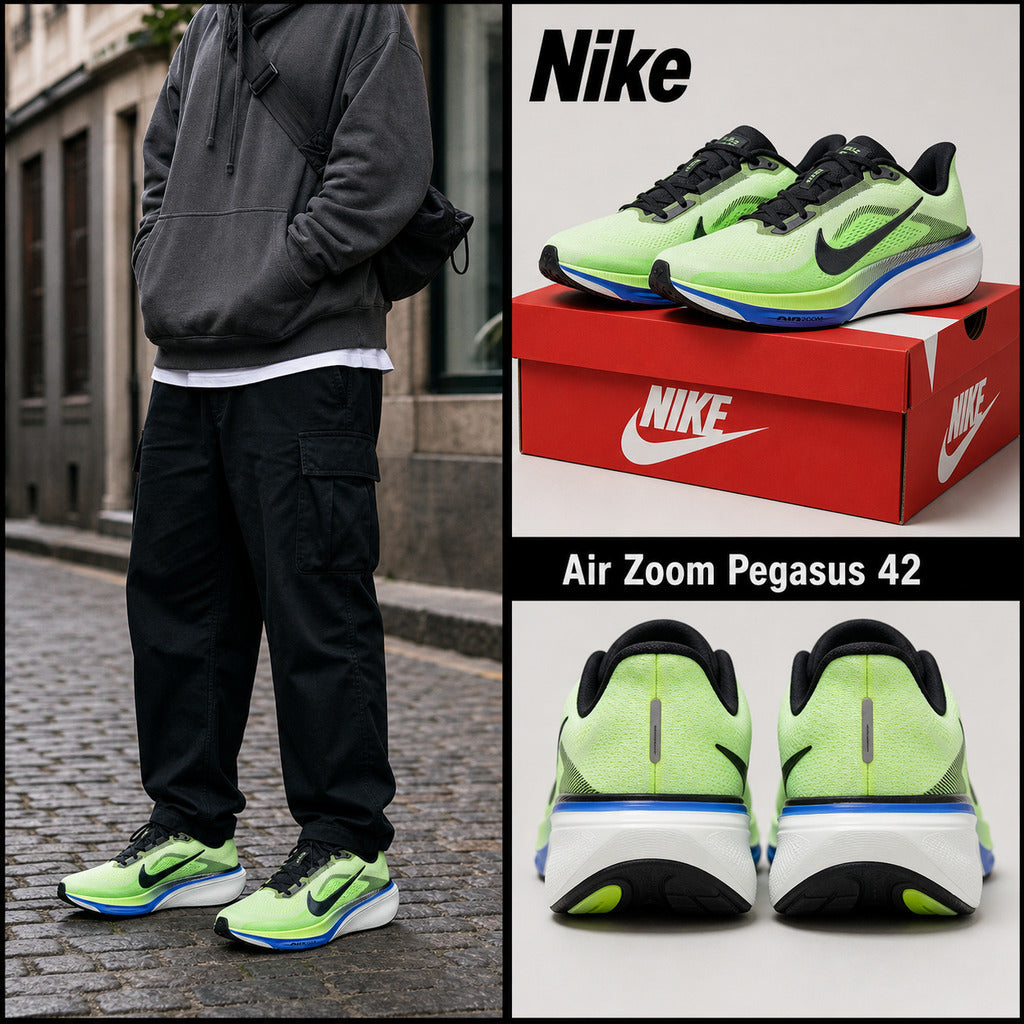 Nike Air Zoom Pegasus 42 'Volt Tint Sapphire Lime' IB1873-702 Men