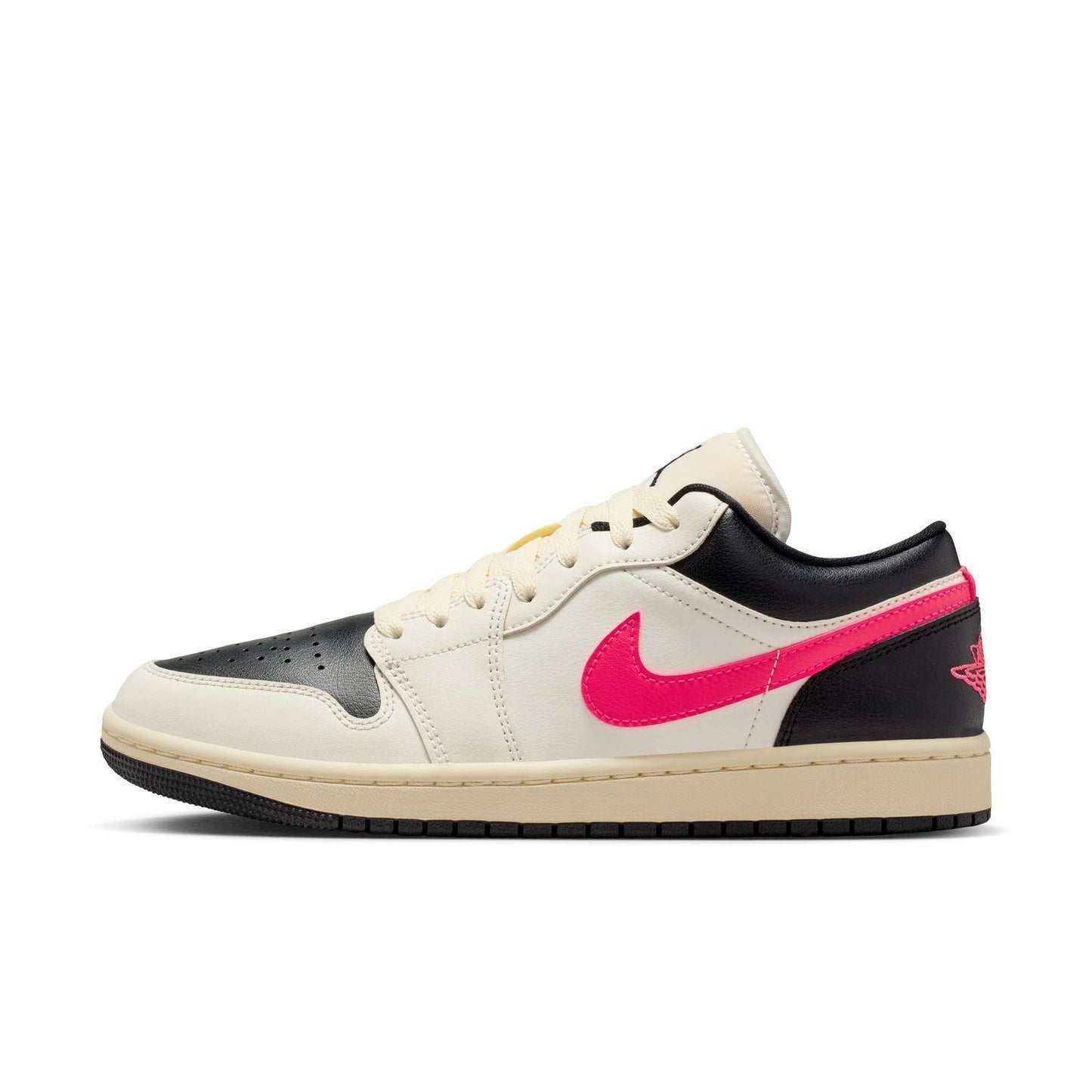 Air Jordan 1 Low 'Pale Ivory Black Muslin' DC0774- 107 Women Men