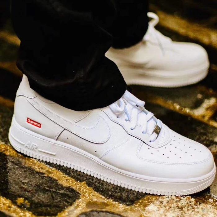 Supreme x Nike Air Force 1 Low 'Box Logo - Weiß' CU9225-100