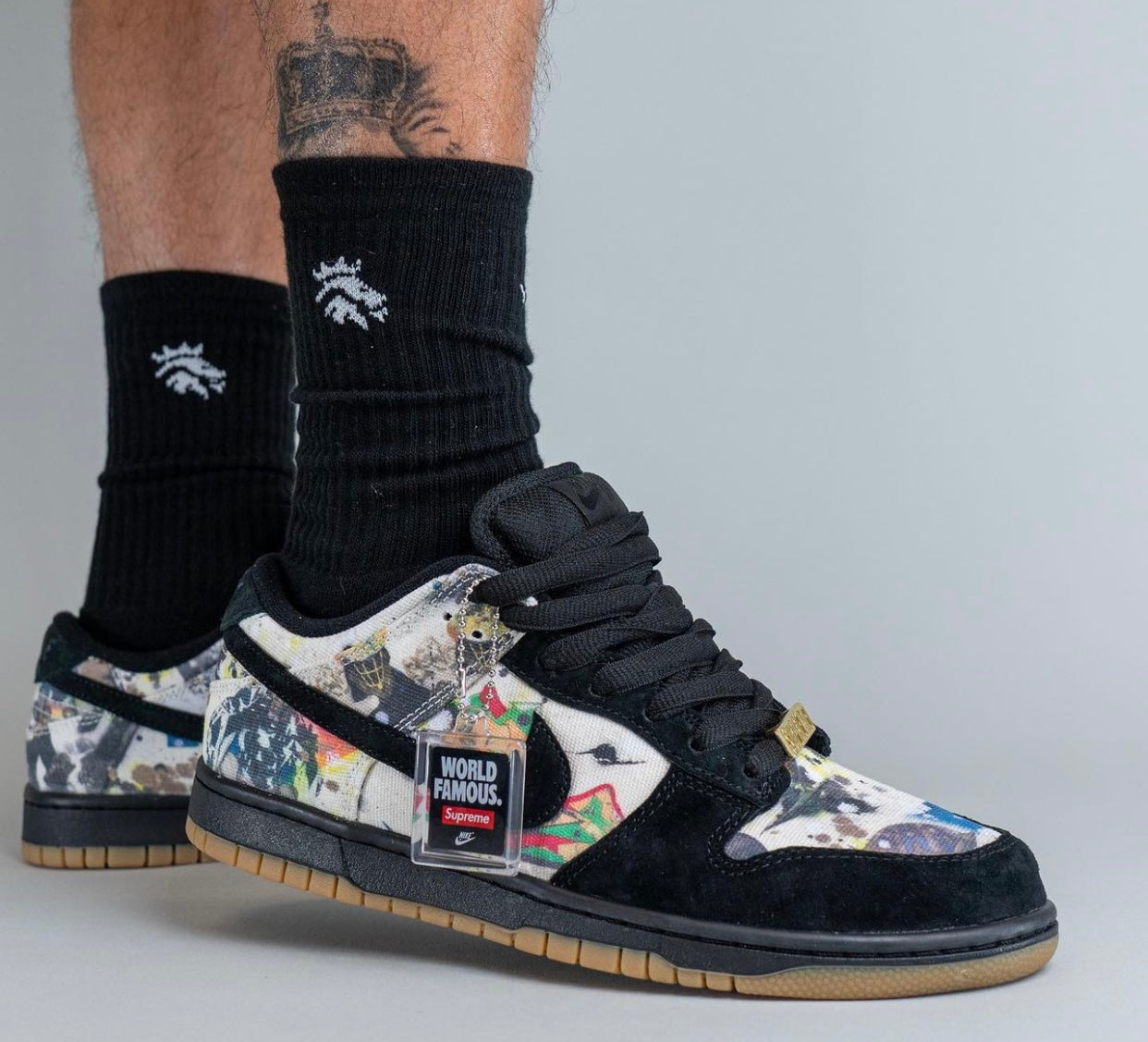 Nike x Supreme SB Dunk Low 'Rammellzee' FD8778-001 Men