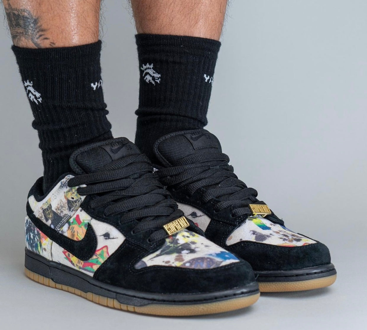 Nike x Supreme SB Dunk Low 'Rammellzee' FD8778-001 Men