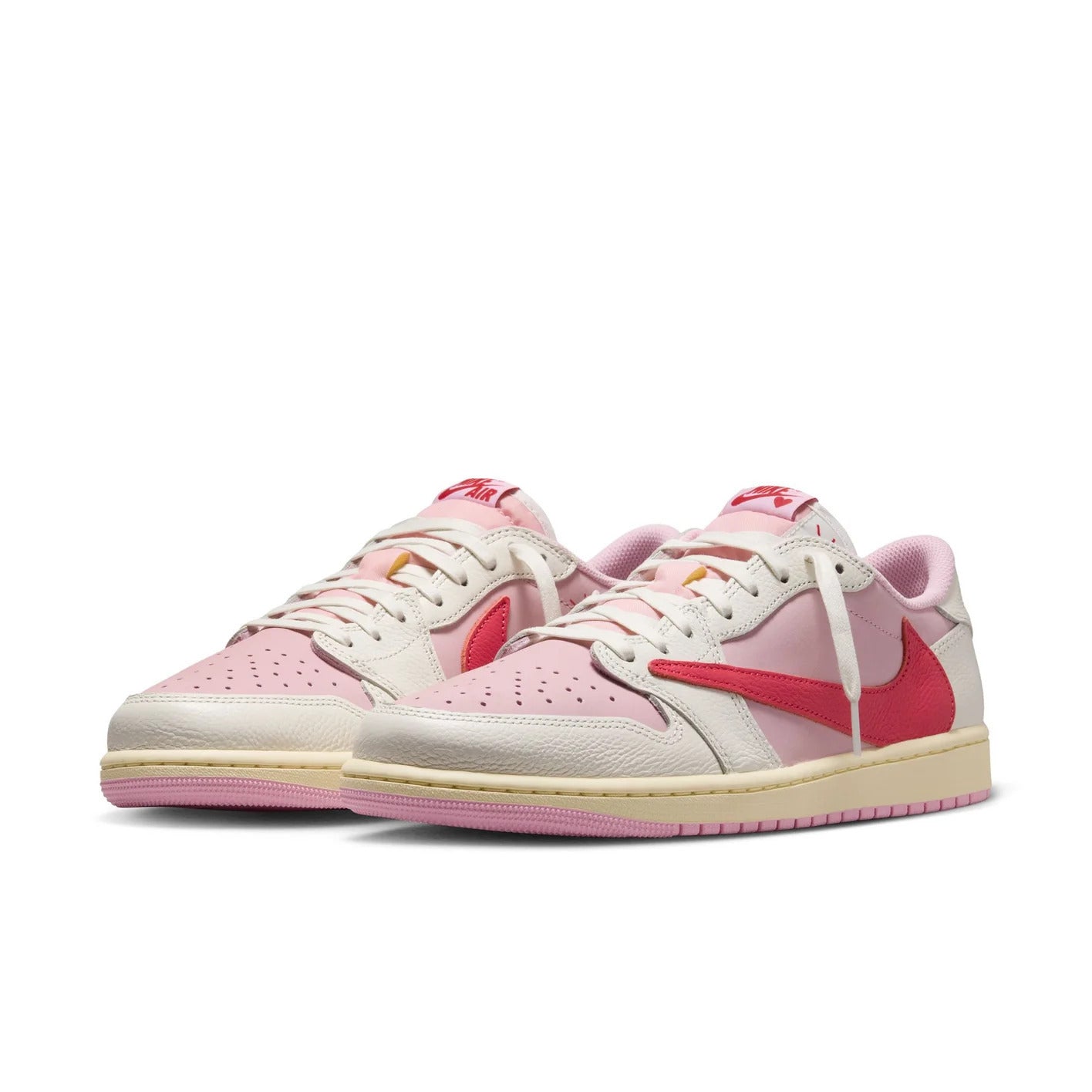 Travis Scott x Air Jordan 1 Retro Low OG 'Sail Tropical Pink' IQ7604-101