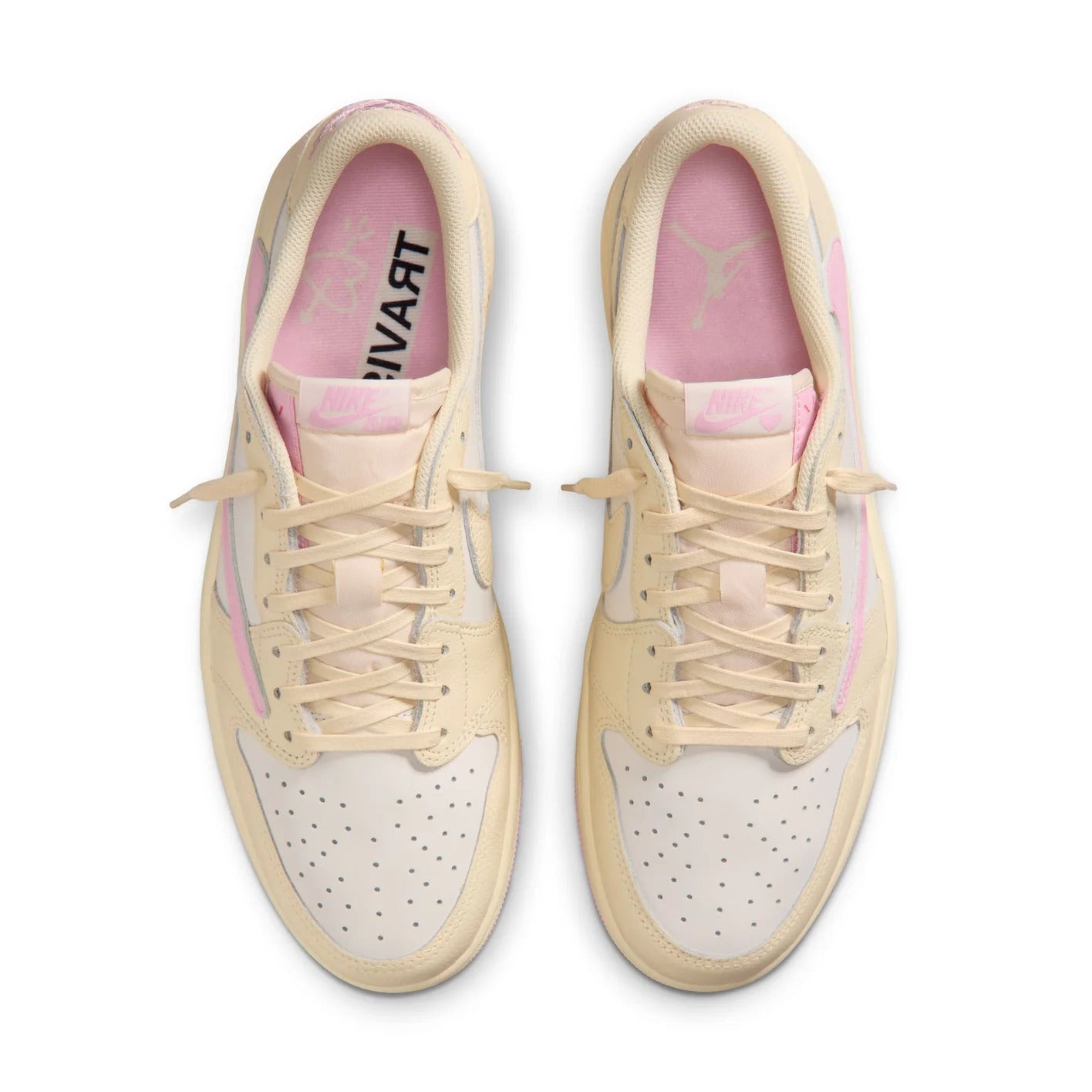Travis Scott x Air Jordan 1 Retro Low OG 'Muslin Pink' IQ7604-100