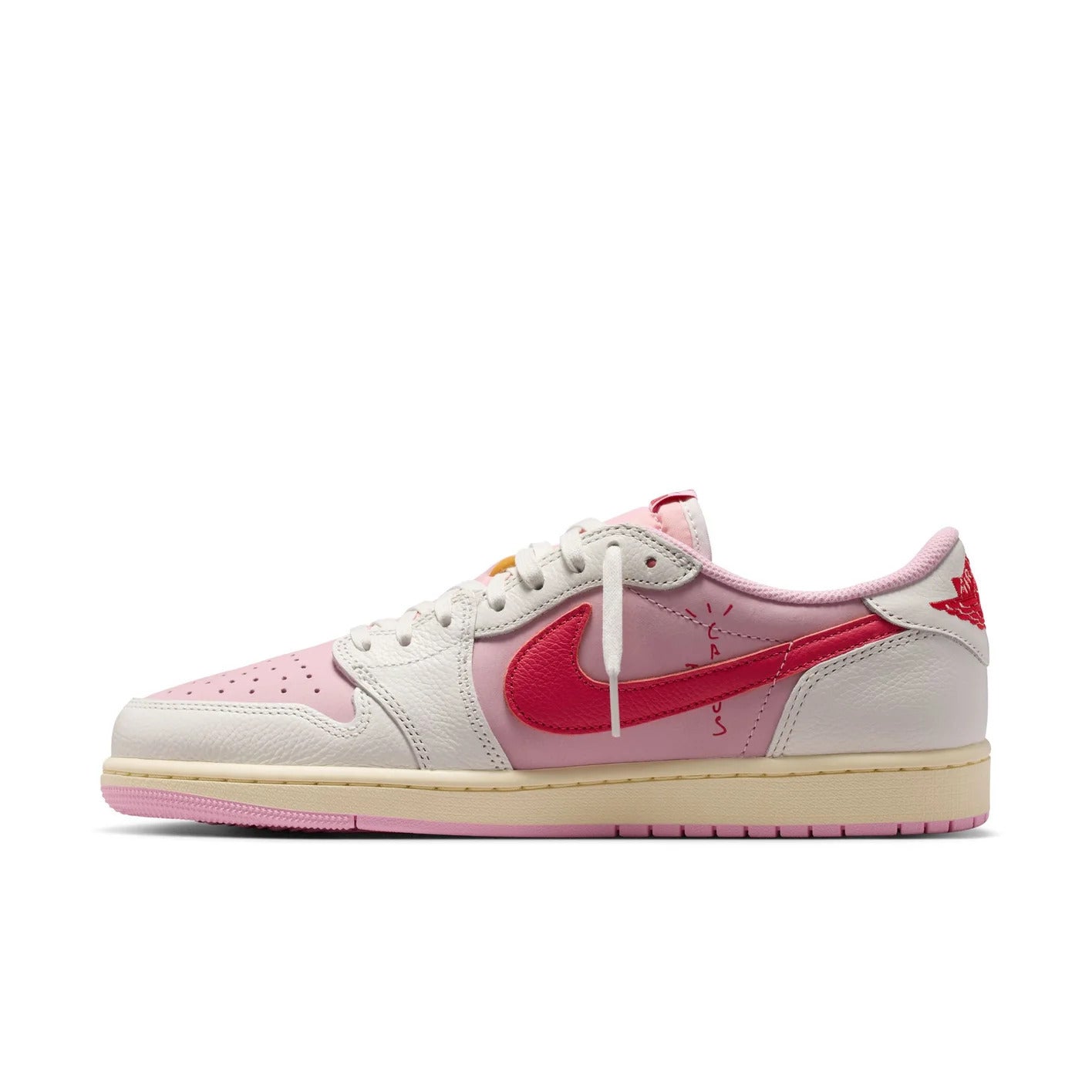 Travis Scott x Air Jordan 1 Retro Low OG 'Sail Tropical Pink' IQ7604-101