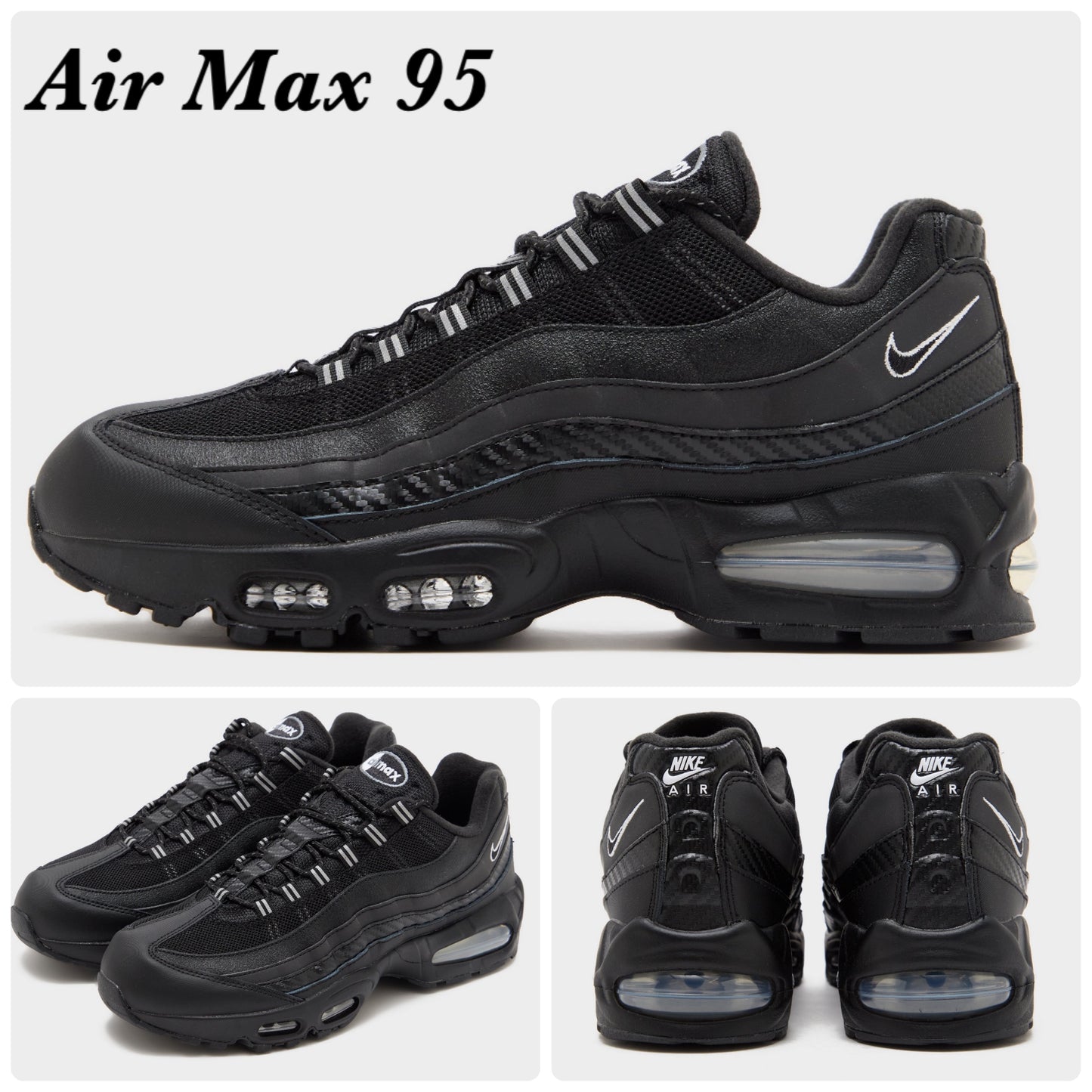 Nike Air Max 95 "Black/Metallic Silver" Men