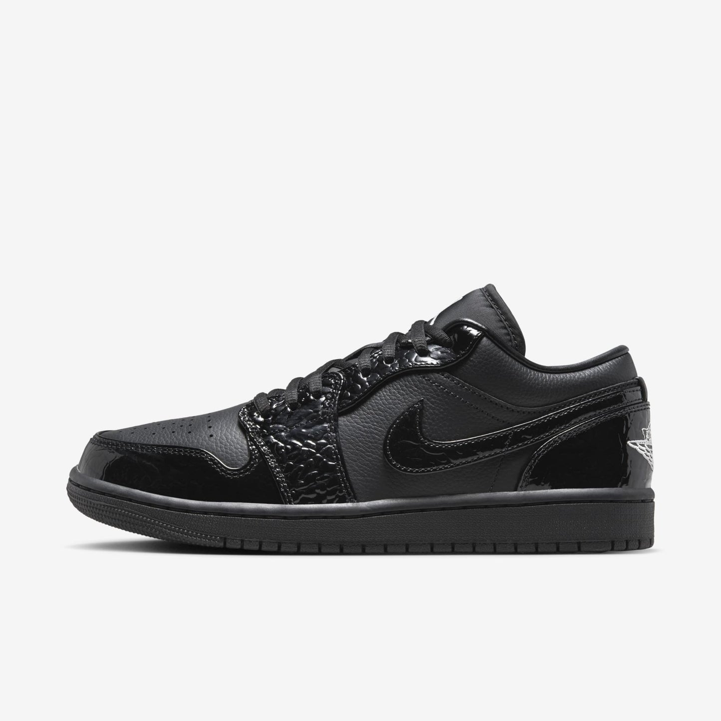 Air Jordan 1 Low SE 'Black Croc' HJ7743-010 Women Men