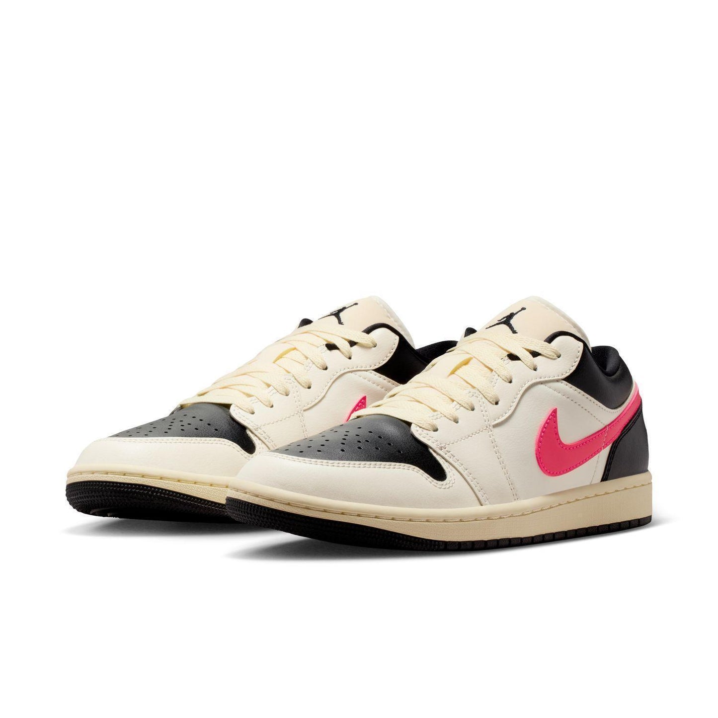 Air Jordan 1 Low 'Pale Ivory Black Muslin' DC0774- 107 Women Men
