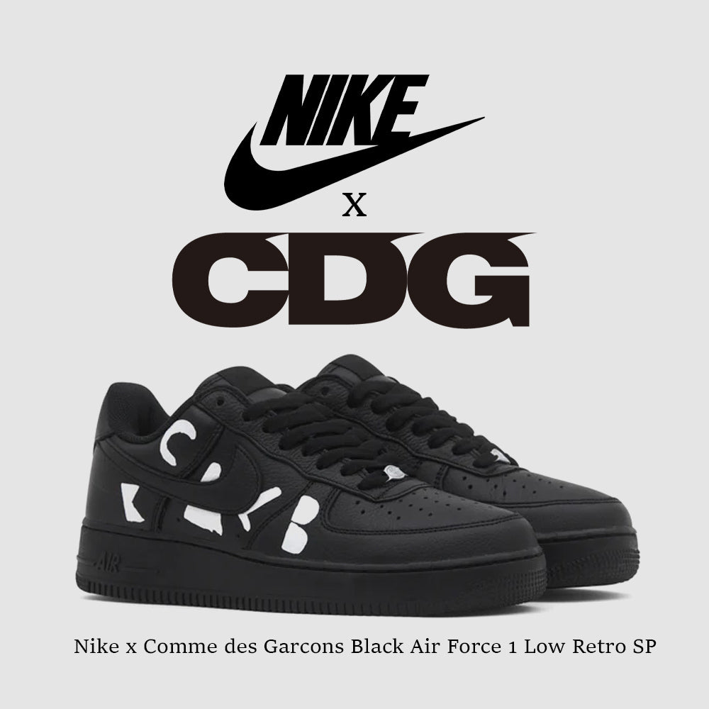 Nike Air Force 1 Low Comme Des Garçons Black IB9949-001