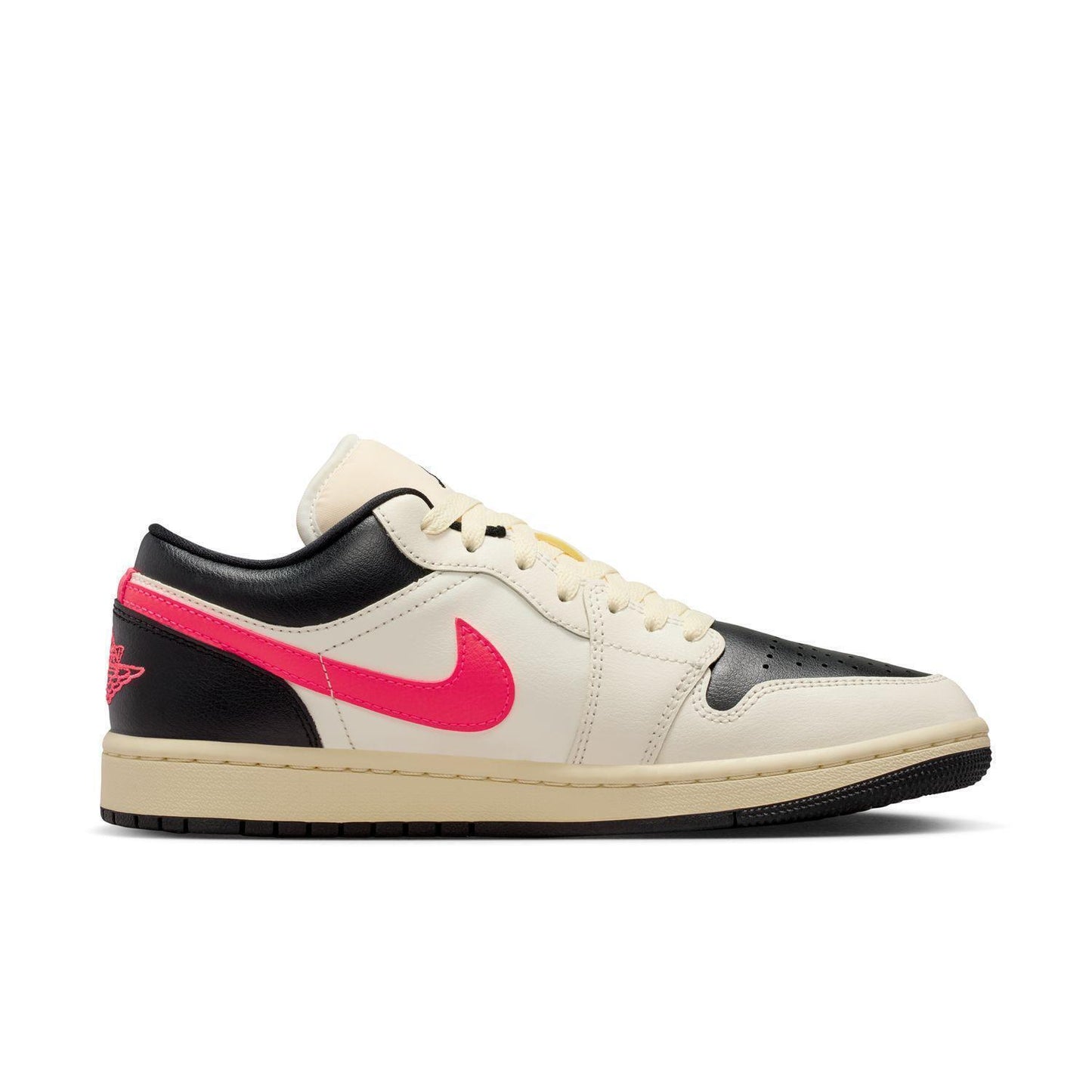 Air Jordan 1 Low 'Pale Ivory Black Muslin' DC0774- 107 Women Men