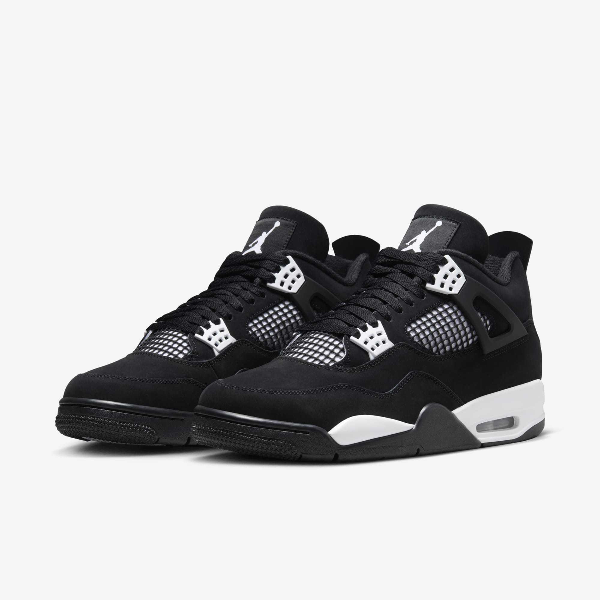 Air Jordan 4 Retro 'White Thunder' FQ8138-001 Men Women GS