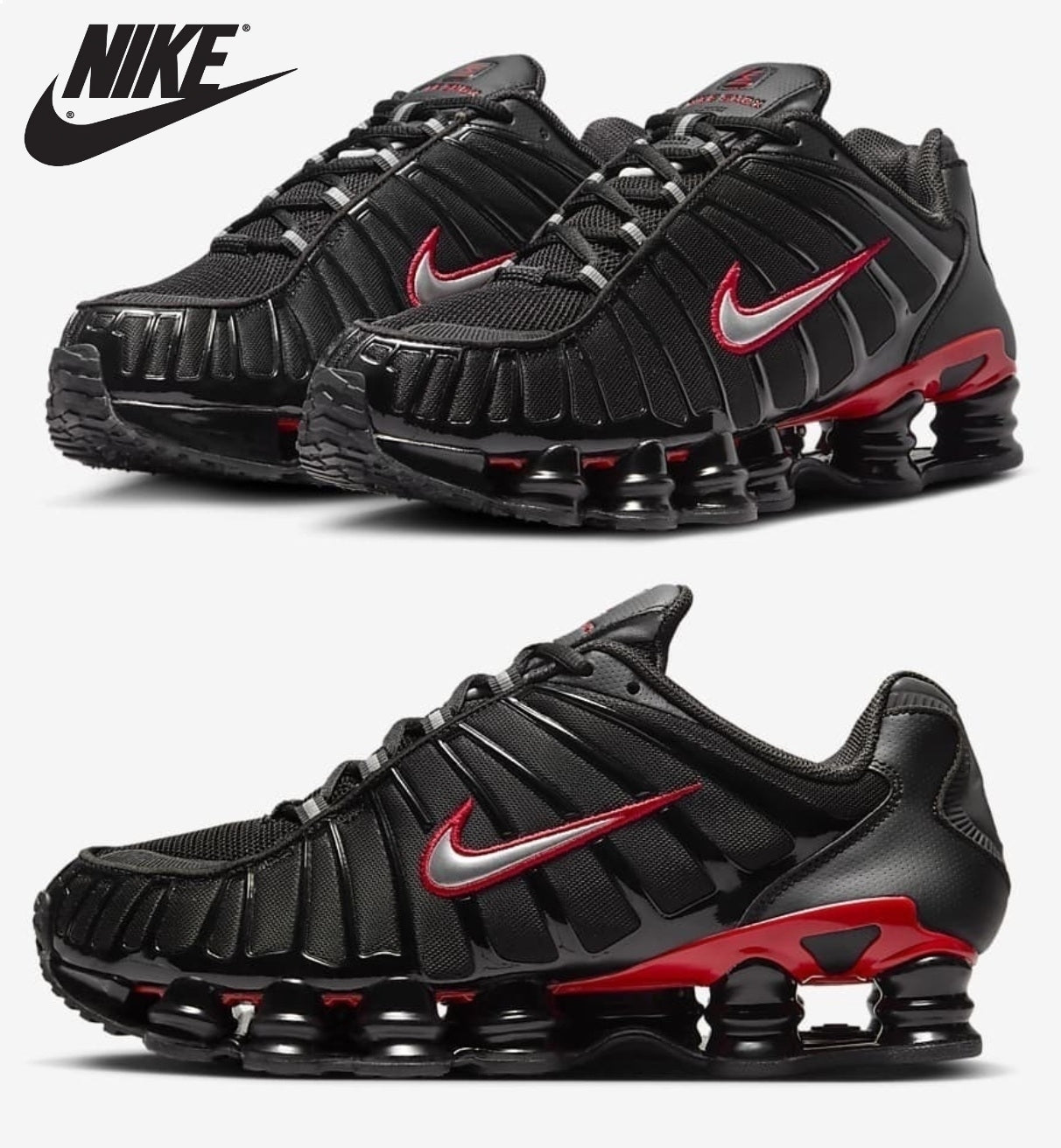 Nike Shox TL 'Black University Red' CN0151-003 Men