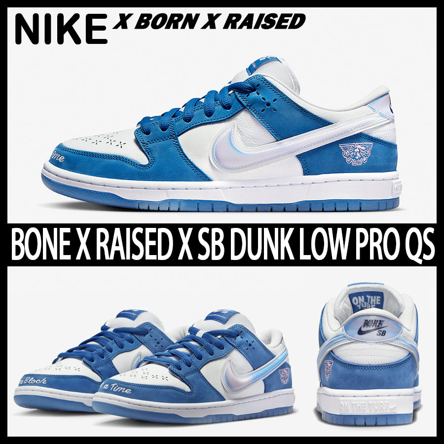 Nike SB Dunk Low x Born x Raised 'White Blue' FN7819-400 Men