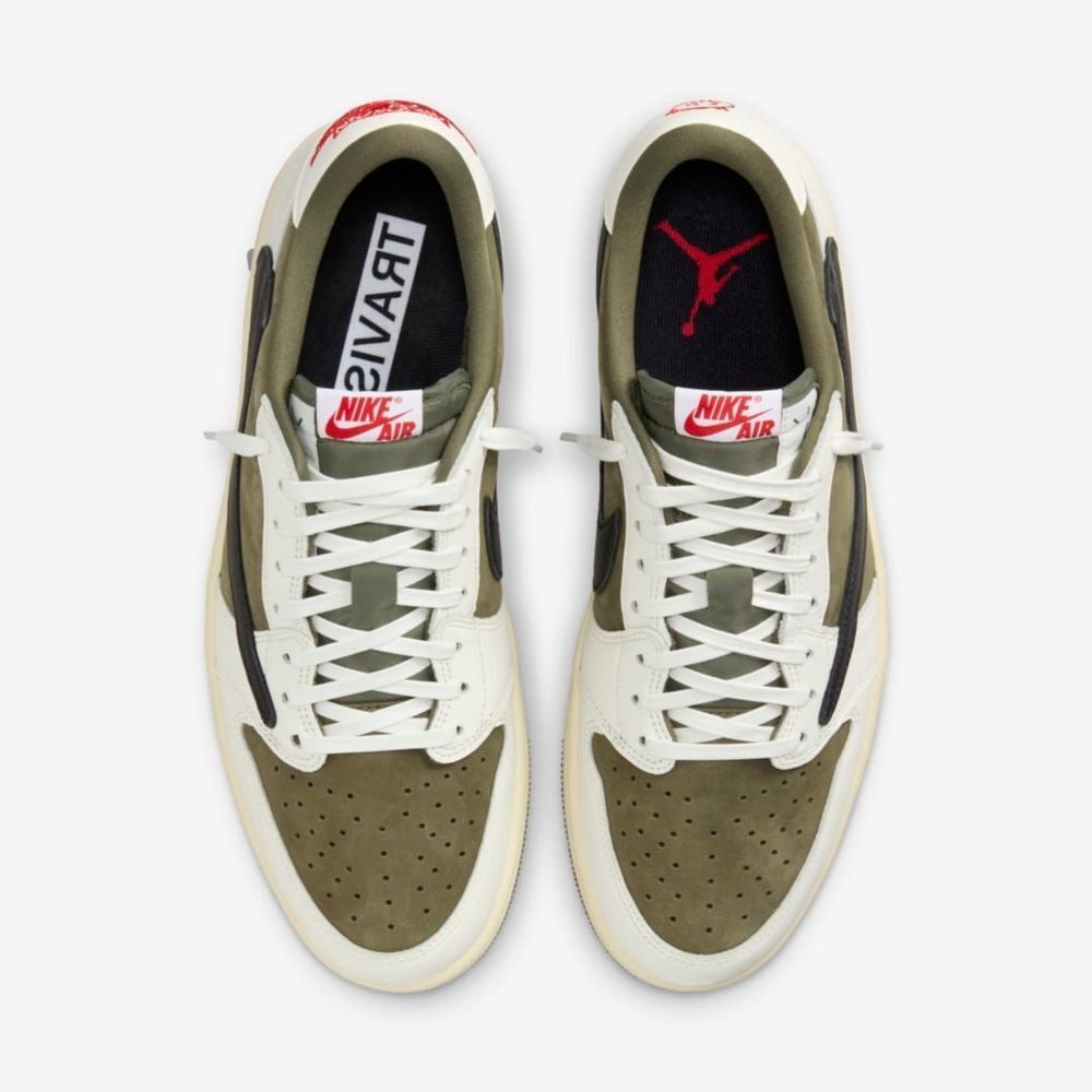 Travis Scott x Air Jordan 1 Retro Low OG SP 'Olive' DM7866-200 Men Women
