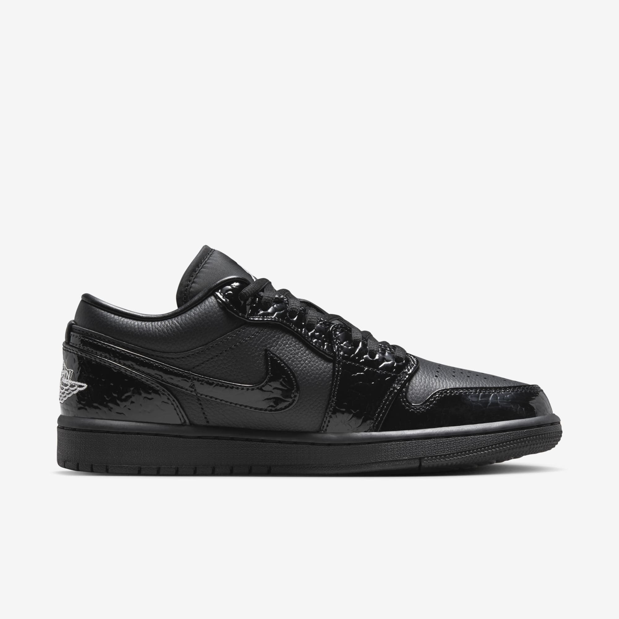 Air Jordan 1 Low SE 'Black Croc' HJ7743-010 Damen Herren
