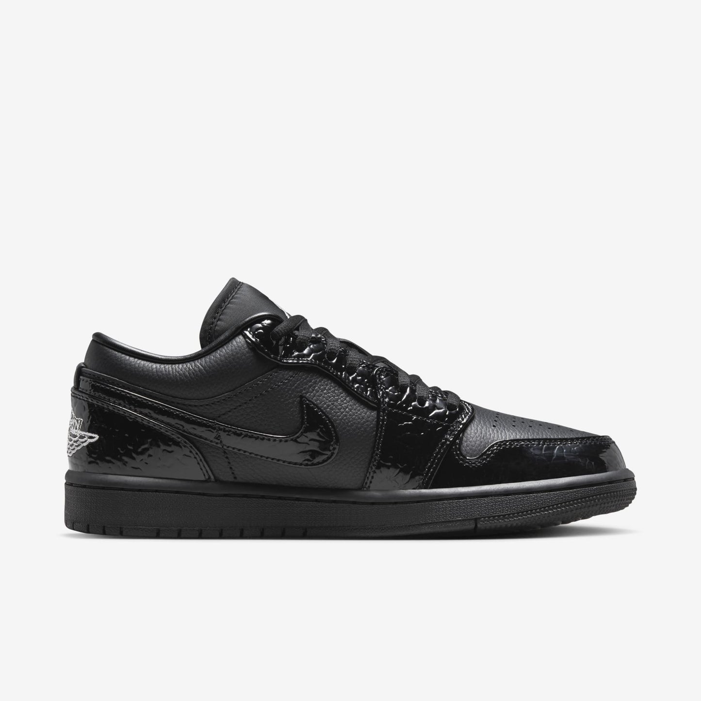 Air Jordan 1 Low SE 'Black Croc' HJ7743-010 Women Men
