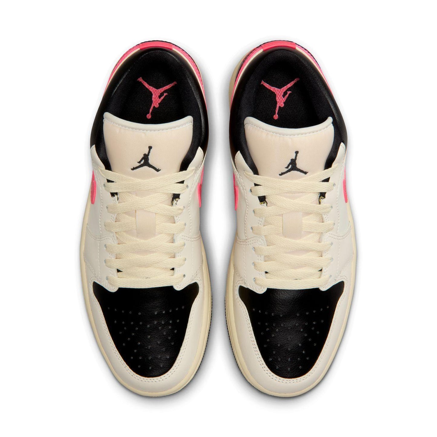 Air Jordan 1 Low 'Pale Ivory Black Muslin' DC0774- 107 Women Men