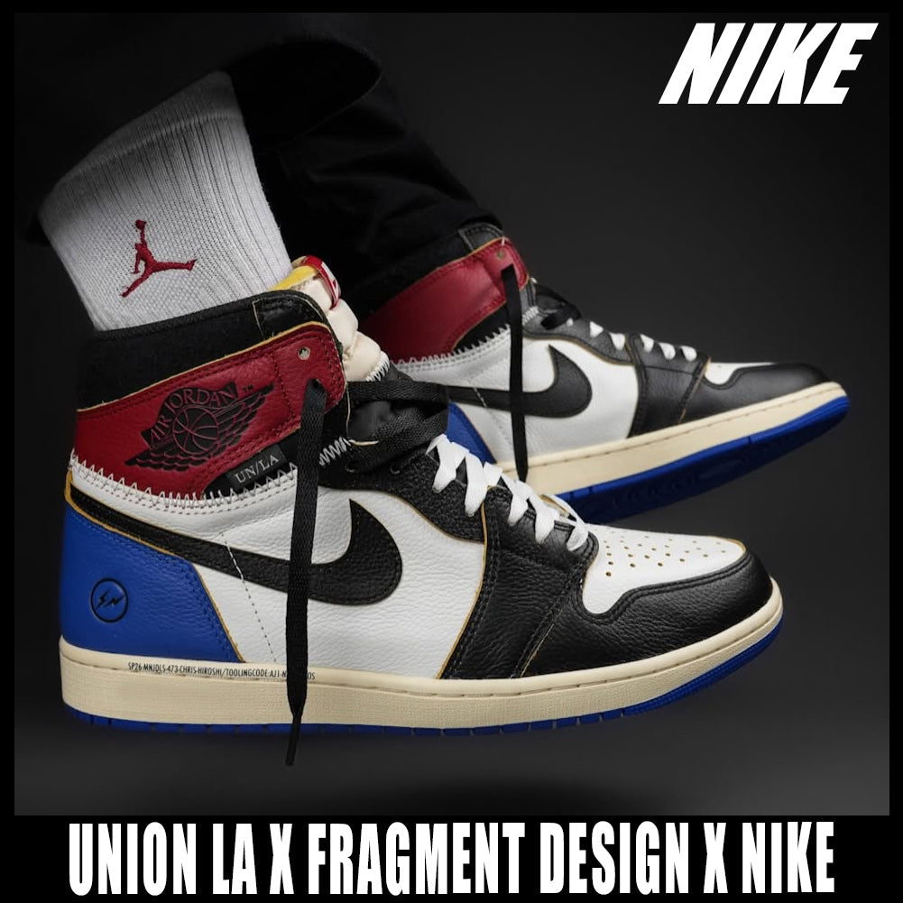 Fragment Design x Union LA x Air Jordan 1 Retro High OG 'Varsity Red Sport Royal'