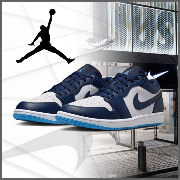 Air Jordan 1 Low 'Midnight Navy University Blue' 553558-404