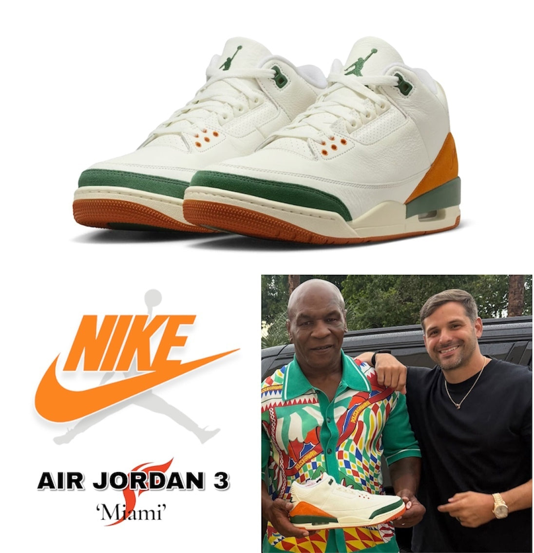 Air Jordan 3 'Sail Gorge Green' IF4491-100