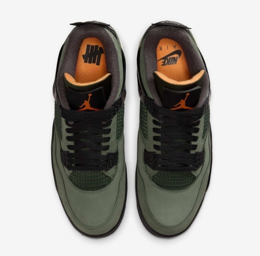Undefeated x Air Jordan 4 Retro 2025 'Green' IB1519-200