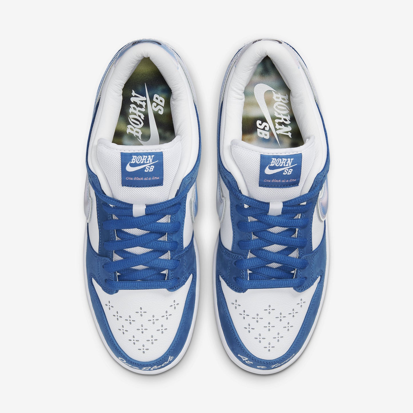 Nike SB Dunk Low x Born x Raised 'White Blue' FN7819-400 Men