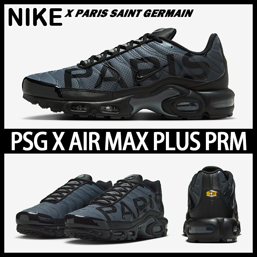 Paris Saint-Germain x Nike Air Max Plus 'Black Particle Grey' IB2253-001