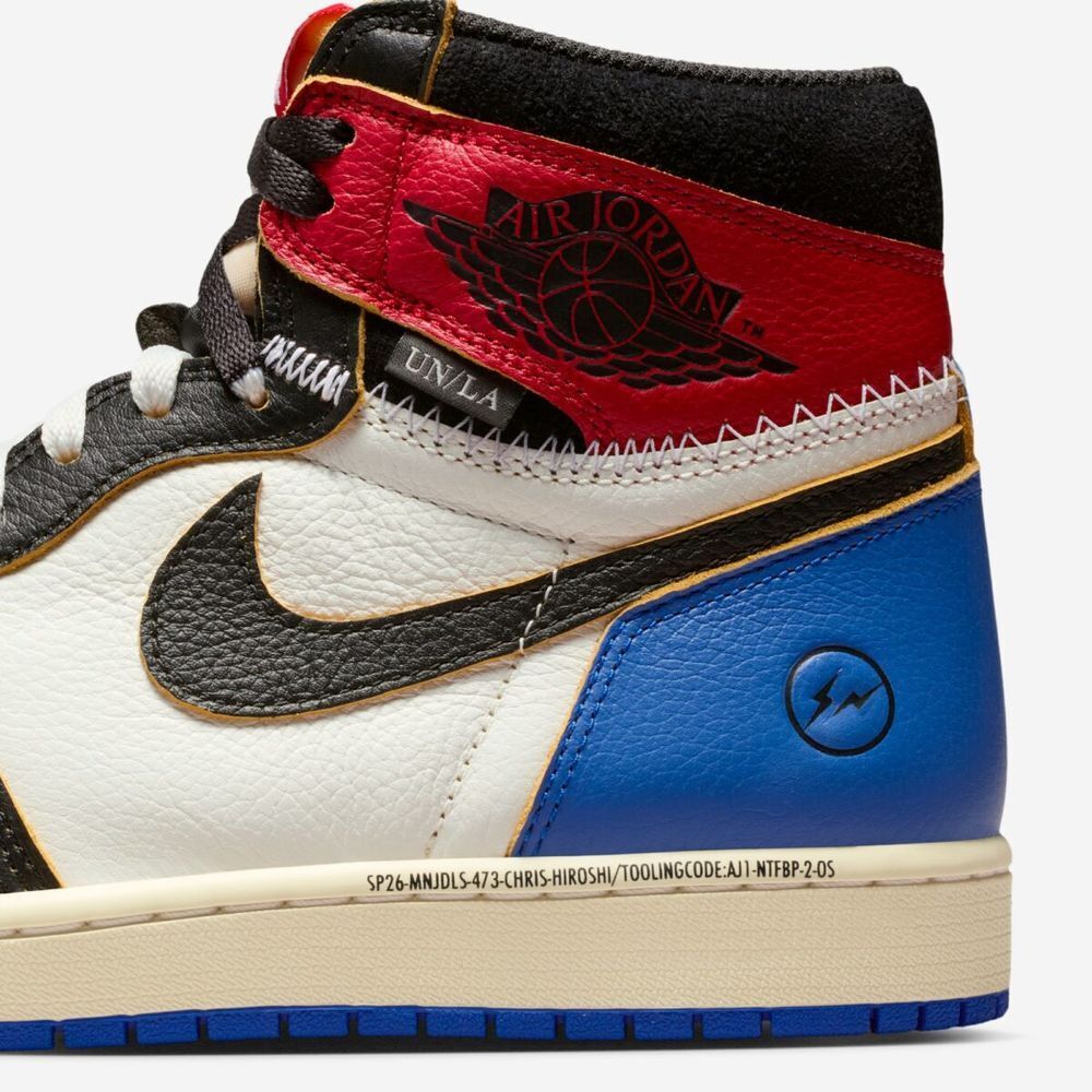 Fragment Design x Union LA x Air Jordan 1 Retro High OG 'Varsity Red Sport Royal'