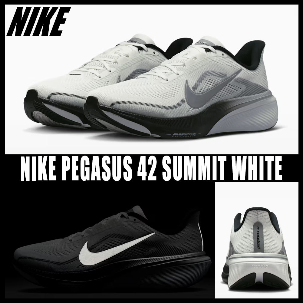 Nike Air Zoom Pegasus 42 'White Black Silver' II7210-100 Men
