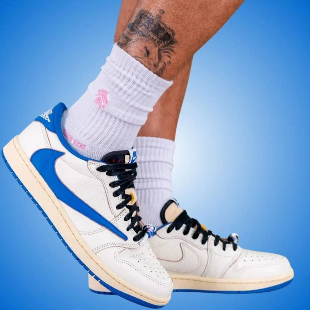 Air Jordan 1 Low OG Travis Scott Fragment Sail DM7866-104 Men Women