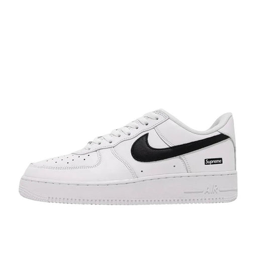 Supreme x Nike Air Force 1 Low 'Box Logo - White Black' CU9225-102