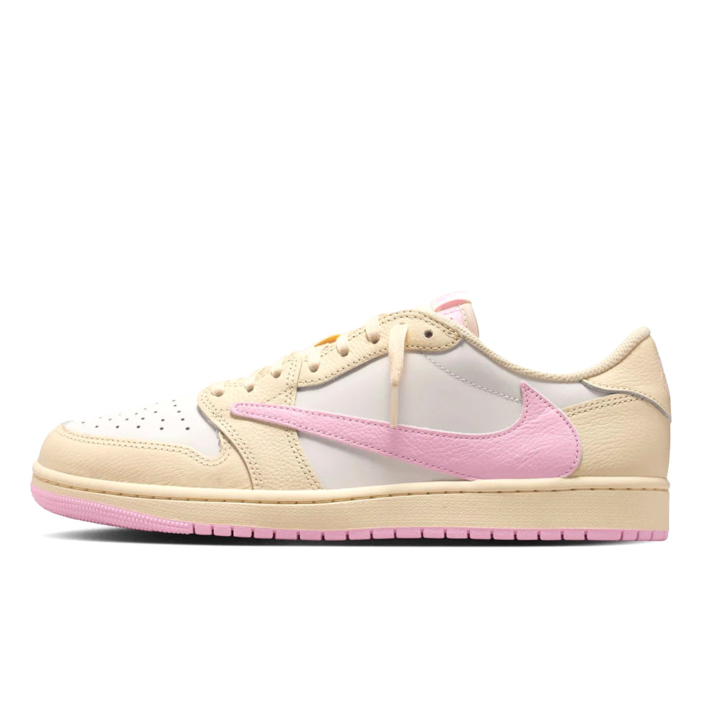 Travis Scott x Air Jordan 1 Retro Low OG 'Muslin Pink' IQ7604-100