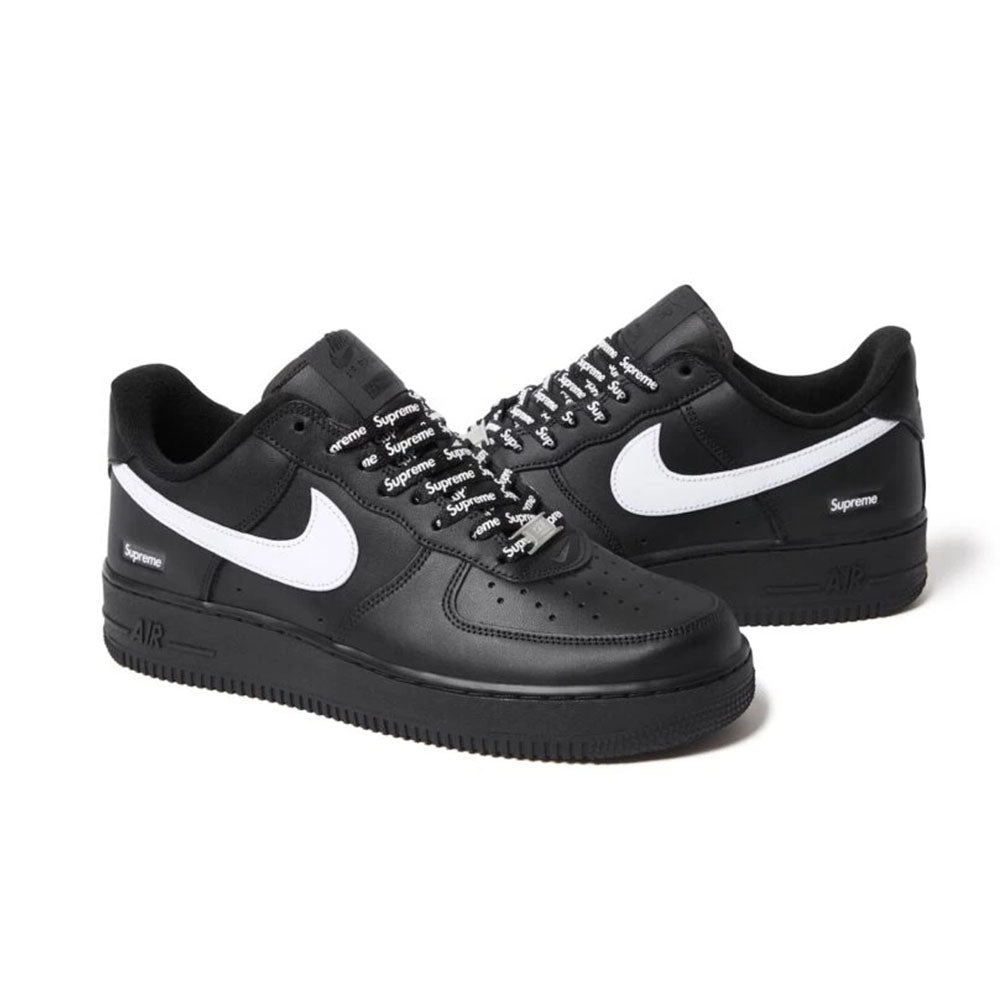 Supreme x Nike Air Force 1 Low 'Box Logo - Black White' CU9225-002